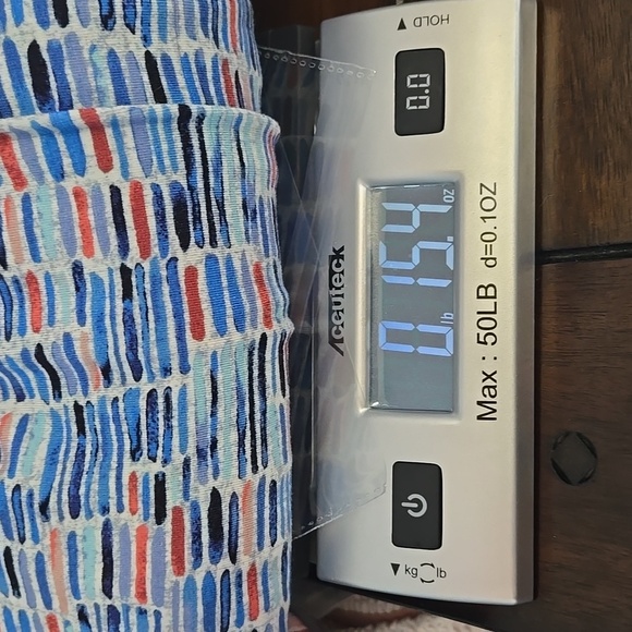 ZOZO Midi Sleeveless V-Neck W/Side Ruching Blue Geometric Tile Print Sz XL - Picture 12 of 12